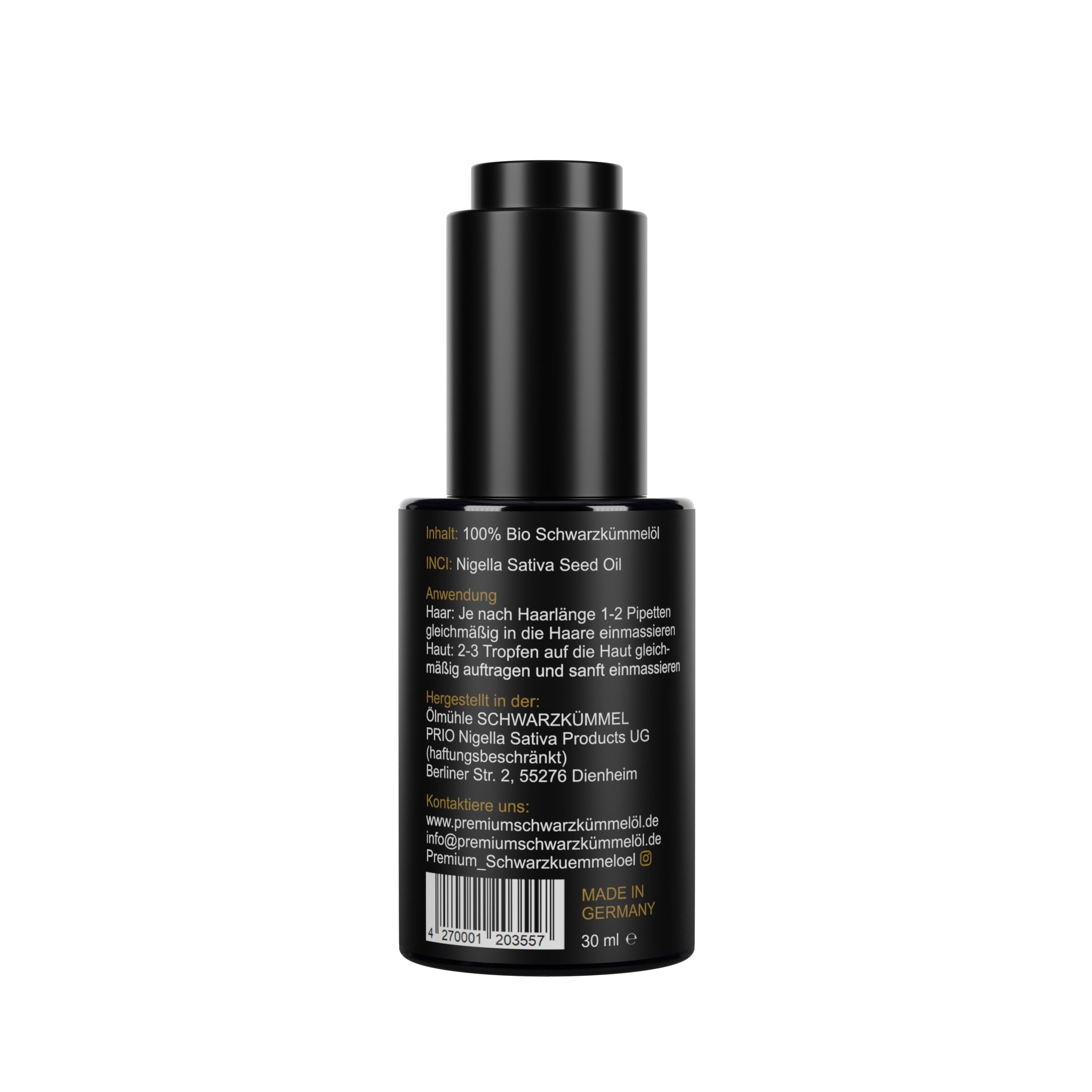 6× Pures Schwarzkümmelöl 30ml