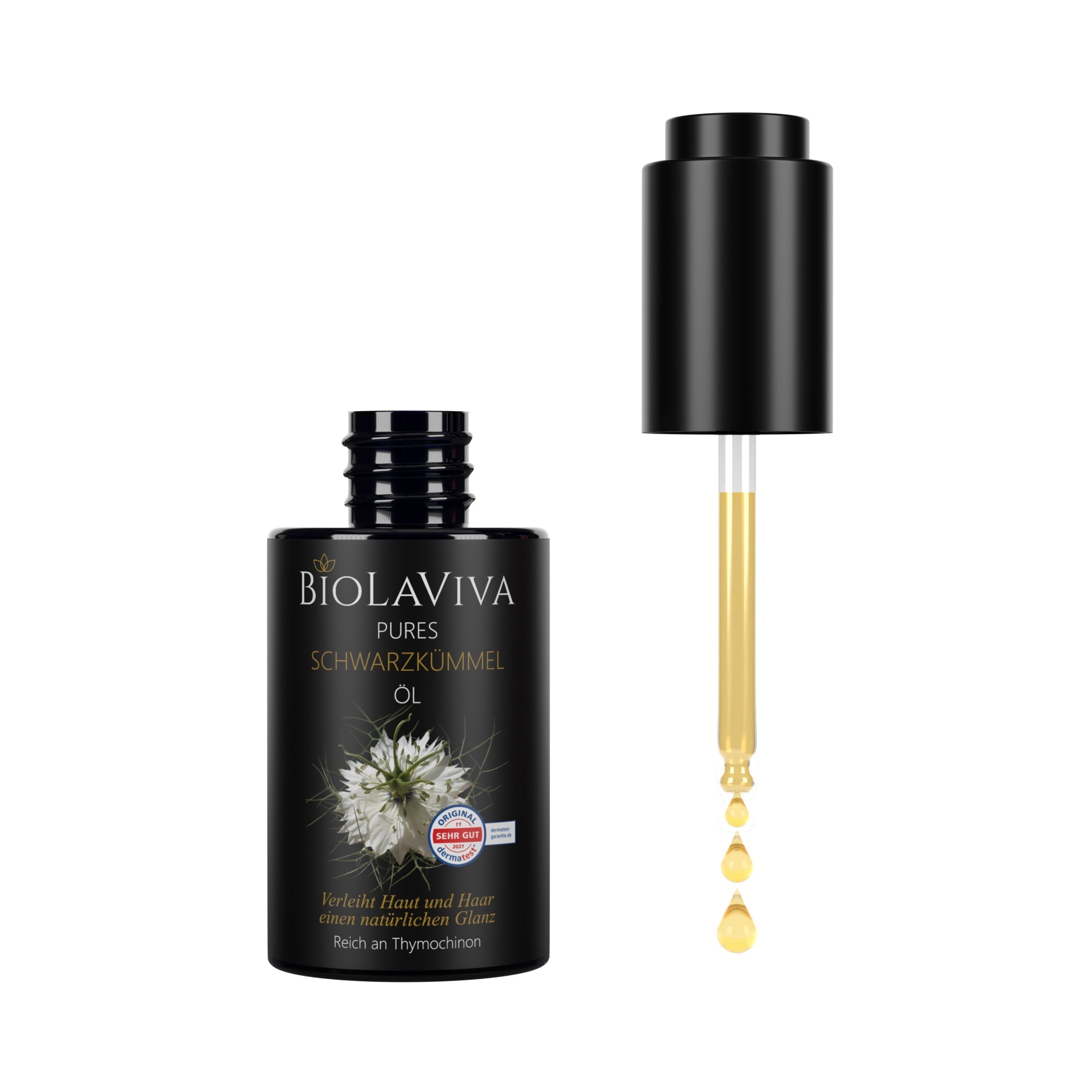 3× Pures Schwarzkümmelöl 30ml