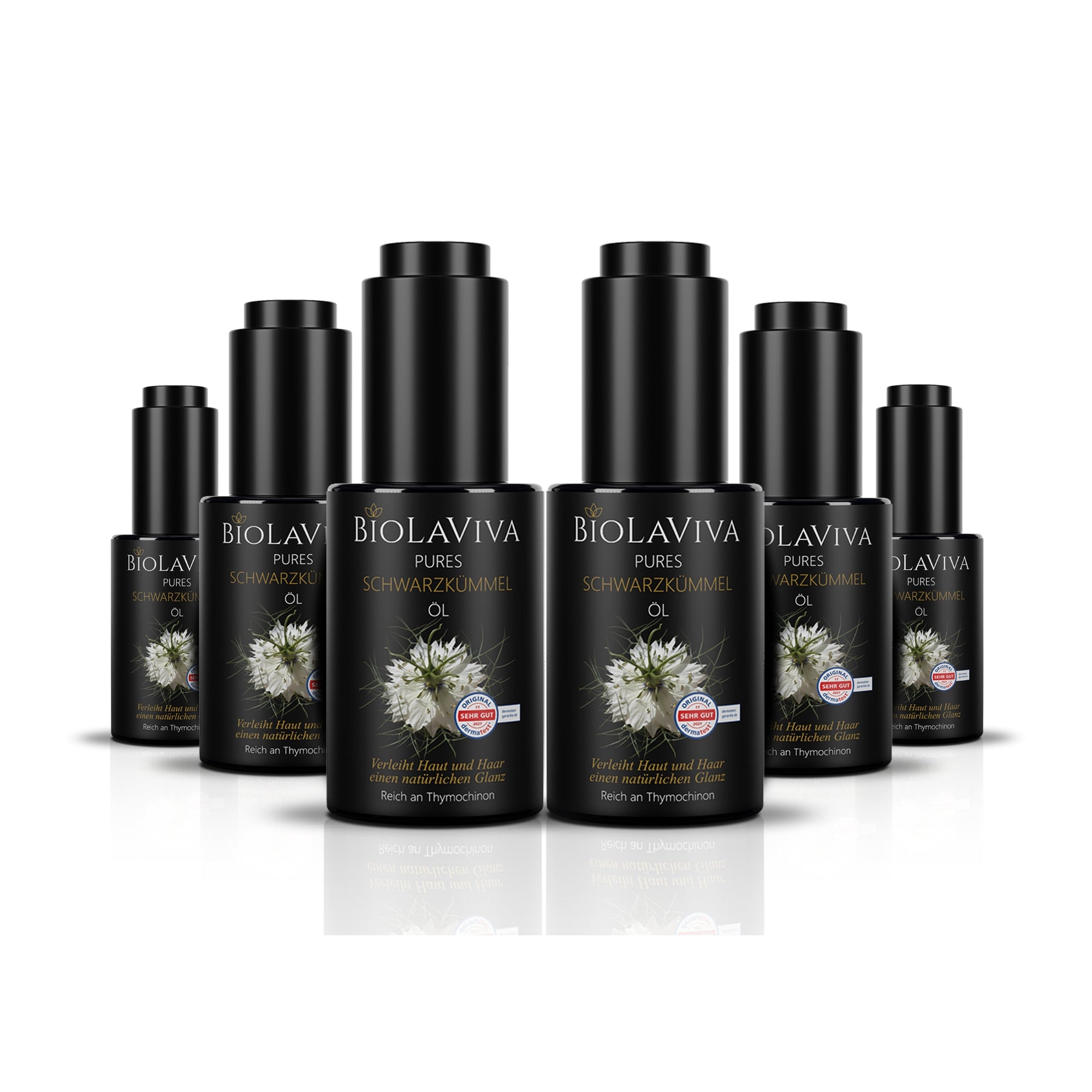 6× Pures Schwarzkümmelöl 30ml