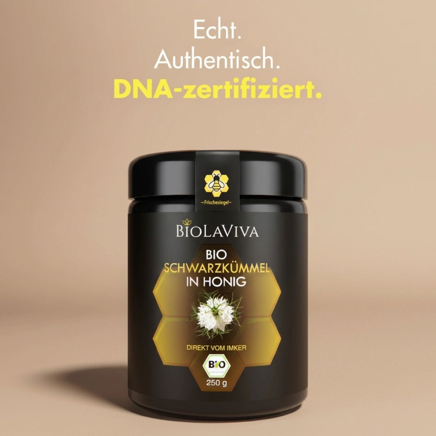 6× Bio Schwarzkümmel in Honig 250g