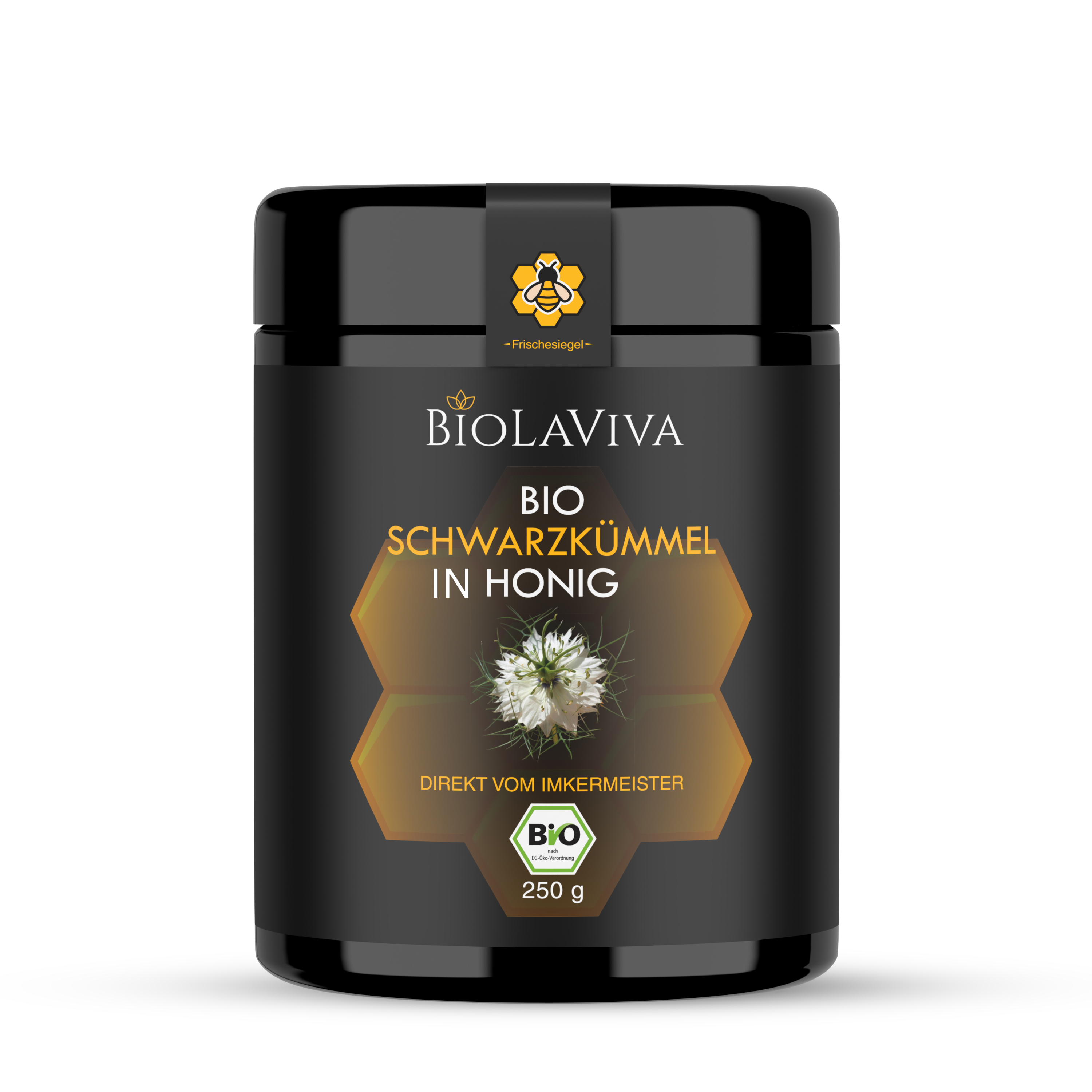 Schwarzkümmel in Honig