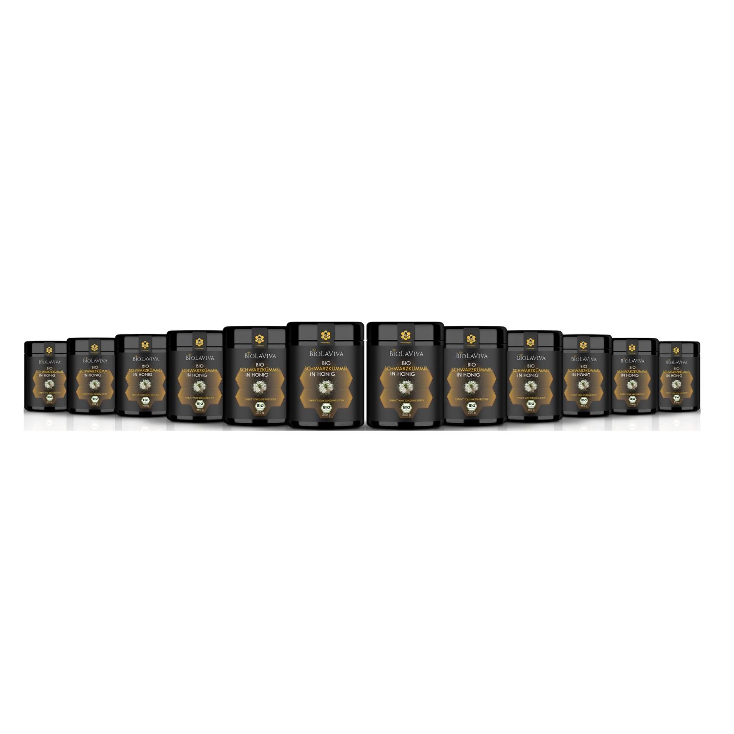 12× Bio Schwarzkümmel in Honig 250g