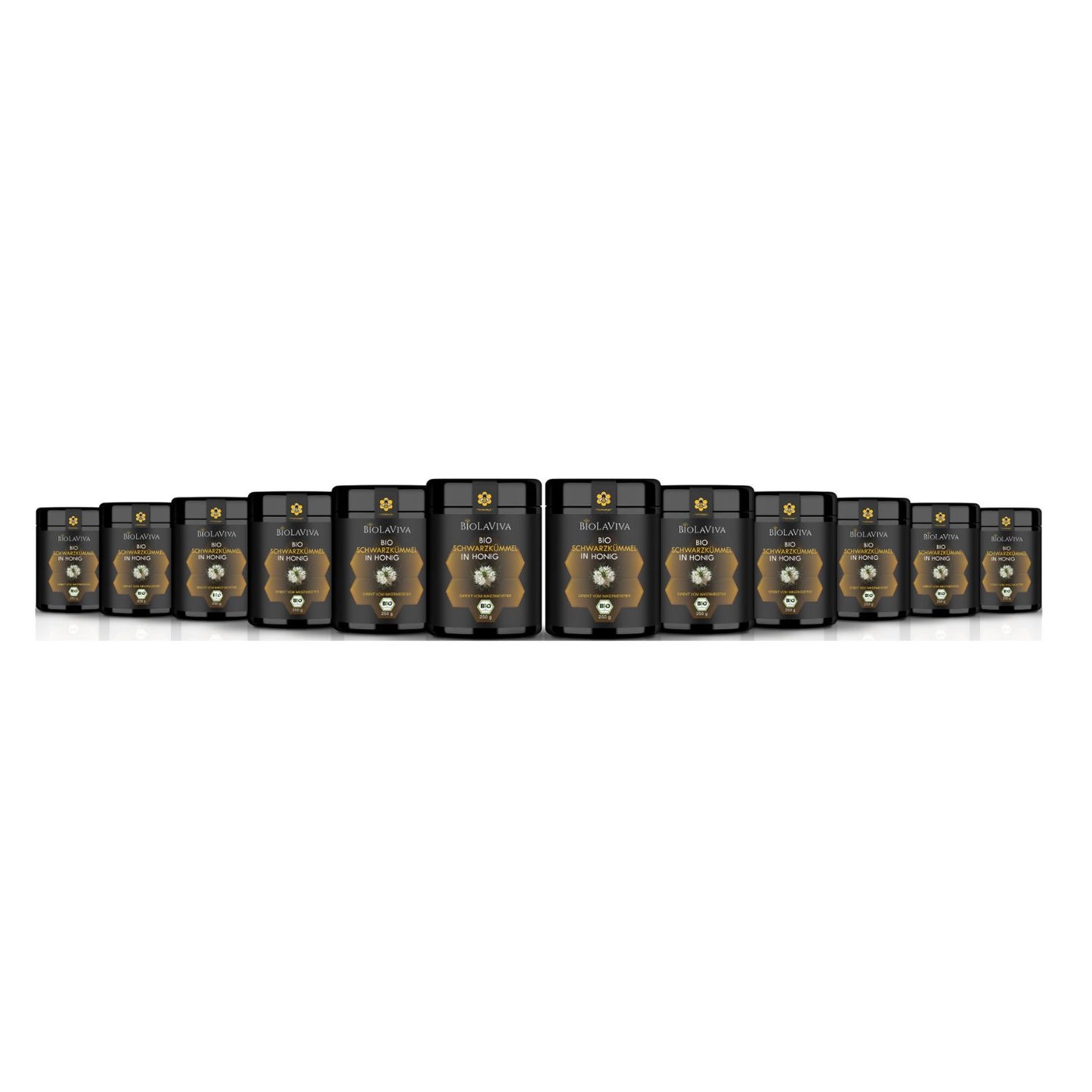 12× Schwarzkümmel in Honig 250g