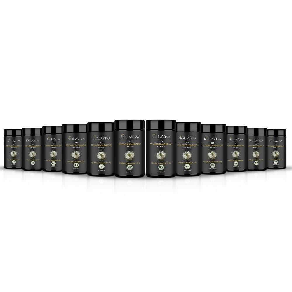 12x Schwarzkümmelöl Kapseln 5% Thymochinon