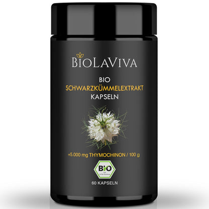 1× Schwarzkümmelöl Kapseln 5% Thymochinon
