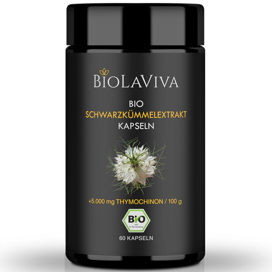 1× Schwarzkümmelöl Kapseln 5% Thymochinon