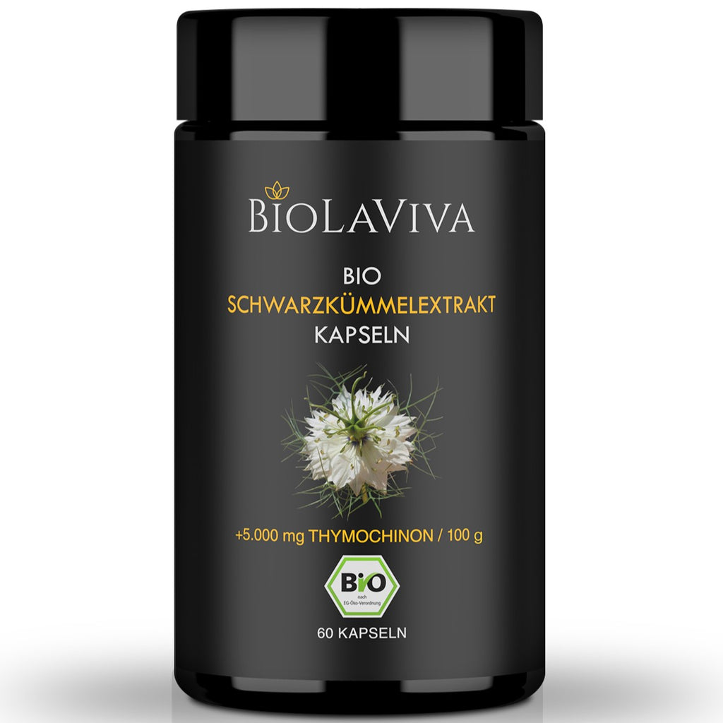 1× Schwarzkümmelöl Kapseln 5% Thymochinon