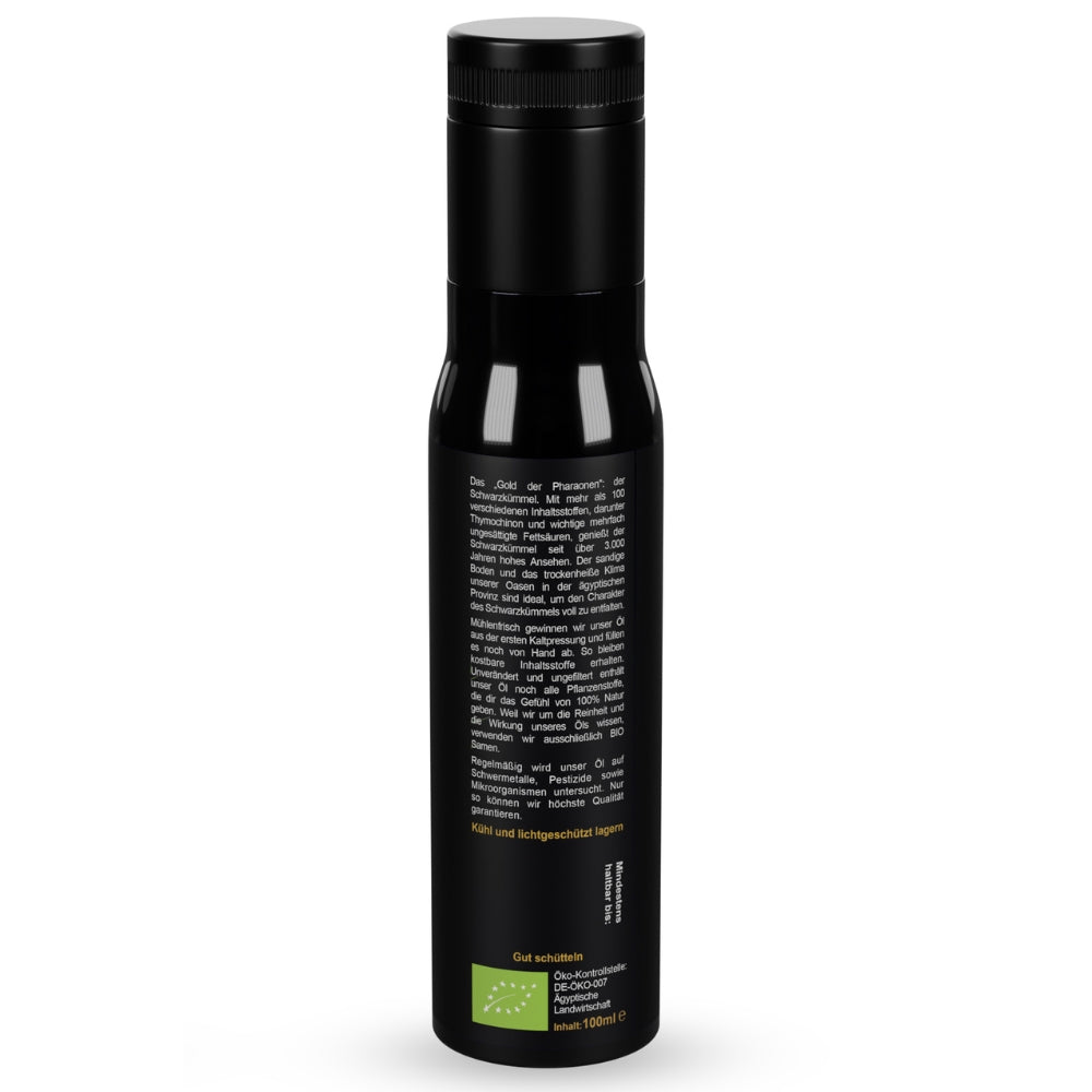 SCHWARZKÜMMELÖL Bio – 100 Ml, Naturreines Öl Für Haut & Wellness