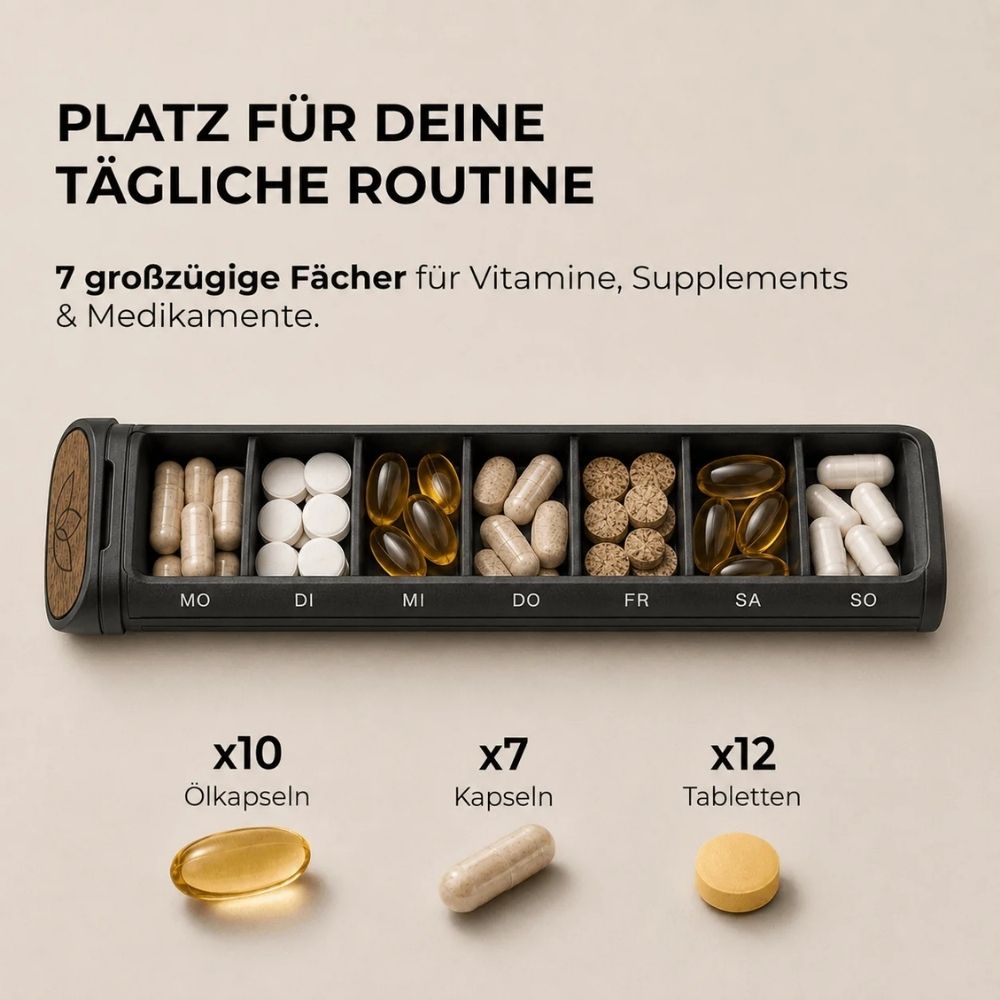 Premium Kapsel Organizer – 7-Tage-System
