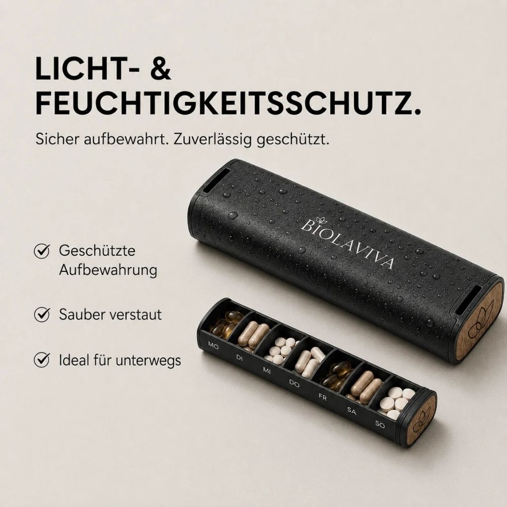 Premium Kapsel Organizer – 7-Tage-System