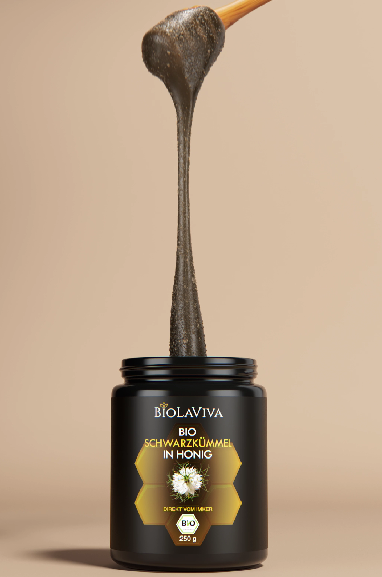 12× Bio Schwarzkümmel in Honig 250g