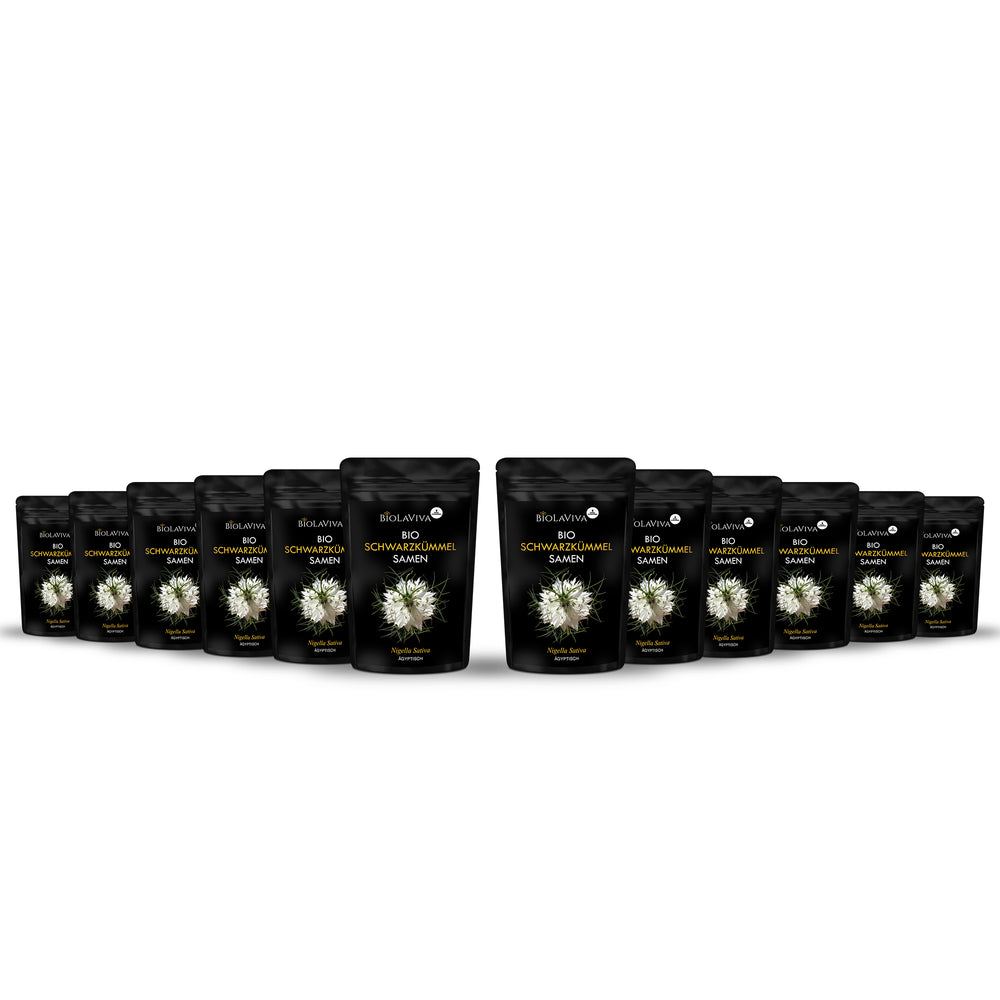 12× Bio Schwarzkümmel Samen 500g