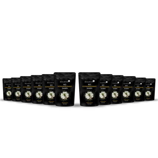 12× Bio Schwarzkümmel Samen 500g