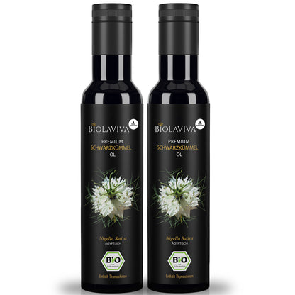 2×  Bio Schwarzkümmelöl ungefiltert 250ml