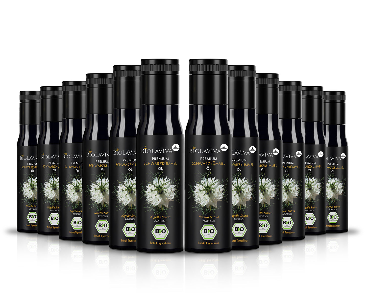 12× Bio Schwarzkümmelöl ungefiltert 100ml