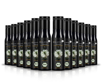 12× Bio Schwarzkümmelöl ungefiltert 100ml