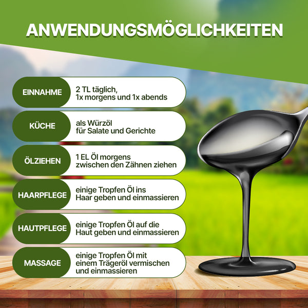 12× Bio Schwarzkümmelöl ungefiltert 100ml